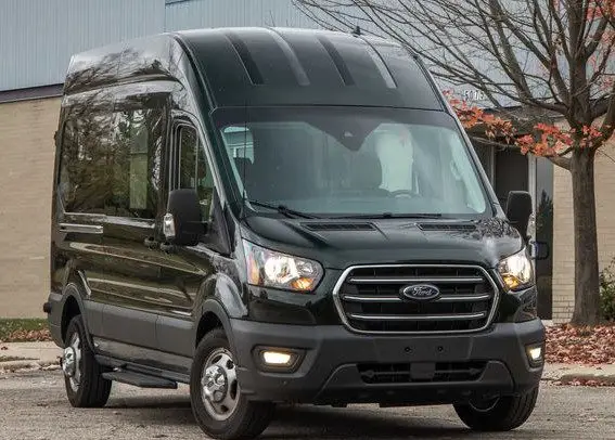 MCO to Port Canaveral transportation shuttle interior