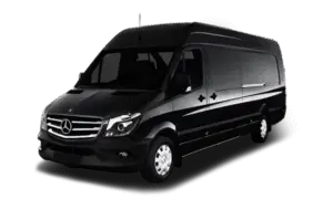 Port Canaveral transportation shuttle van at Orlando Airport